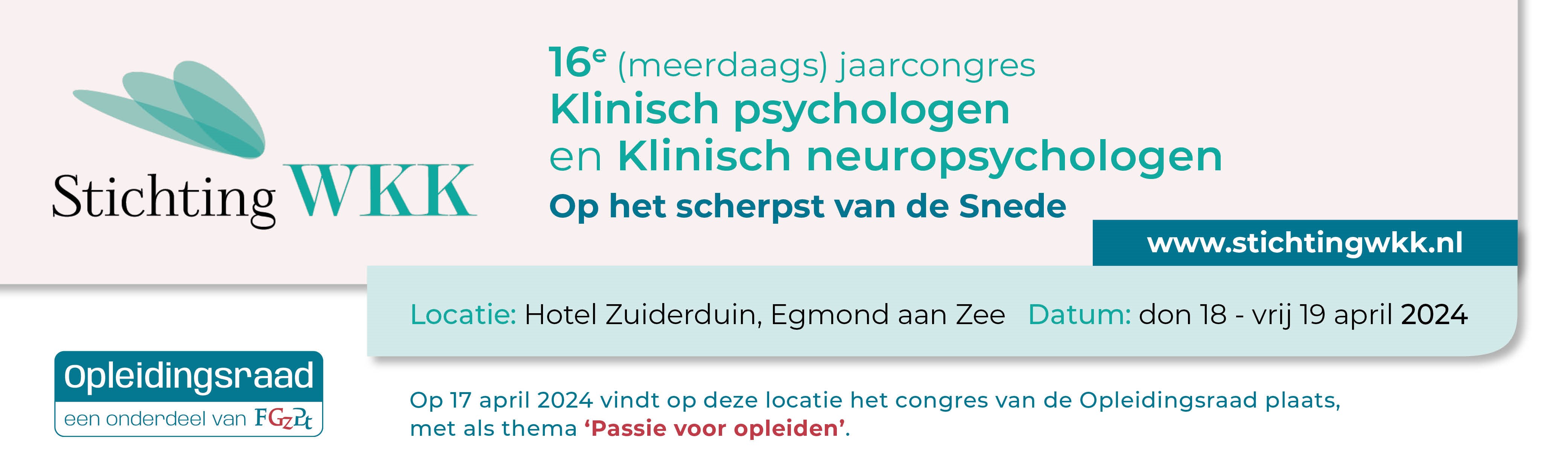 16e (meerdaags) jaarcongres Klinisch psychologen en Klinisch neuropsychologen